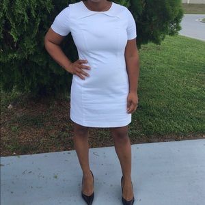 Banana republic  white shift dress